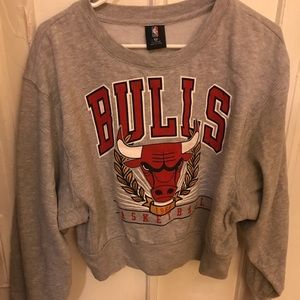 Chicago Bulls crop sweatshirt XL